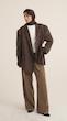 oversized mocha blazer