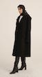 black classic wool overcoat