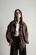 brown denim jacket