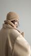 creamy blazer overcoat