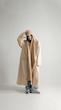 creamy blazer overcoat