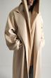 creamy blazer overcoat