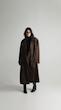 suede brown trenchcoat