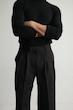 black classic trousers