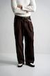 brown classic trousers