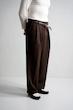 brown classic trousers