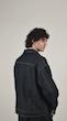 dark blue denim jacket
