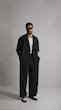 black blazer shirt