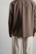 single pocket mocha shirt