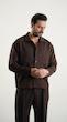 brown classic overshirt