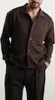 brown classic overshirt