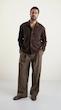 brown classic overshirt