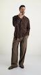 brown classic overshirt