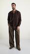 brown classic overshirt