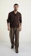 brown classic overshirt