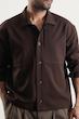 brown classic overshirt