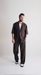 brown double pocket overshirt