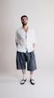 white boxy overshirt