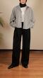 straight leg black pants