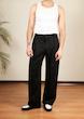 straight leg black pants