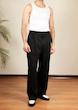 straight leg black pants