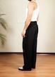 straight leg black pants