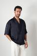 satin blazer shirt
