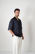 satin blazer shirt