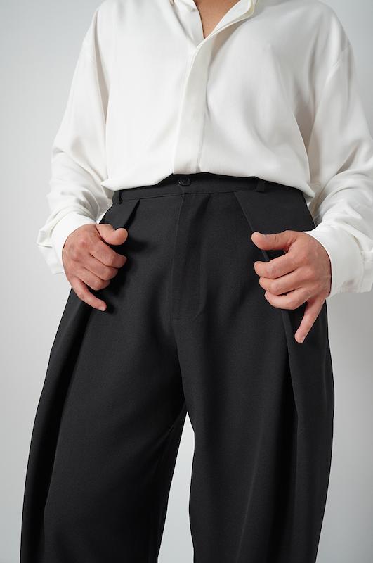 black classic trousers