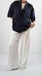 satin blazer shirt