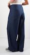 button fold avant garde denim pants