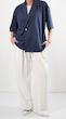 navy striped blazer shirt