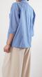 blue striped boxy shirt