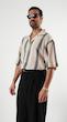 striped textured resort shirt