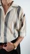 striped textured resort shirt