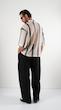 striped textured resort shirt