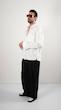 single pocket white shirt
