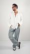 single pocket white shirt