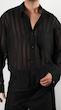 single pocket black shirt