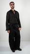 single pocket black shirt