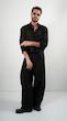 single pocket black shirt
