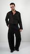 single pocket black shirt