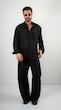 single pocket black shirt