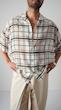 windowpane halfsleeve shirt