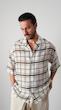 windowpane halfsleeve shirt
