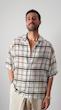 windowpane halfsleeve shirt