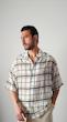 windowpane halfsleeve shirt