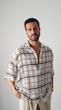 windowpane halfsleeve shirt