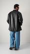 black leather coat