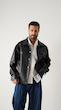  black leather jacket with pockets